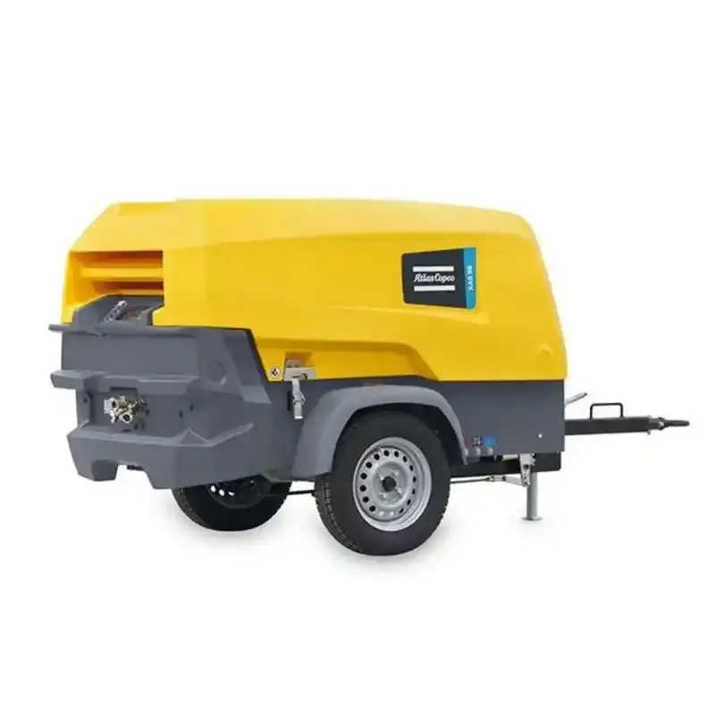 Arriendo de Compresor de Aire 190 CFM Atlas Copco modelo XAS 98 en SK Rental con cobertura nacional.